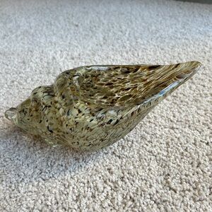 *MAKE OFFER. DONATING JANUARY 1. * GLASS SEASHELL DISH